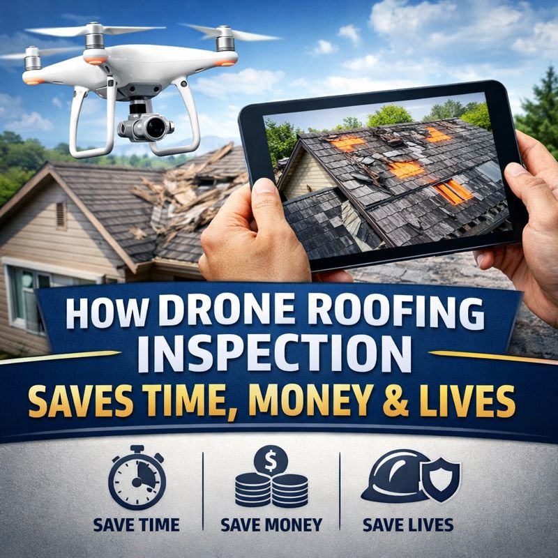 drone roofing inspection