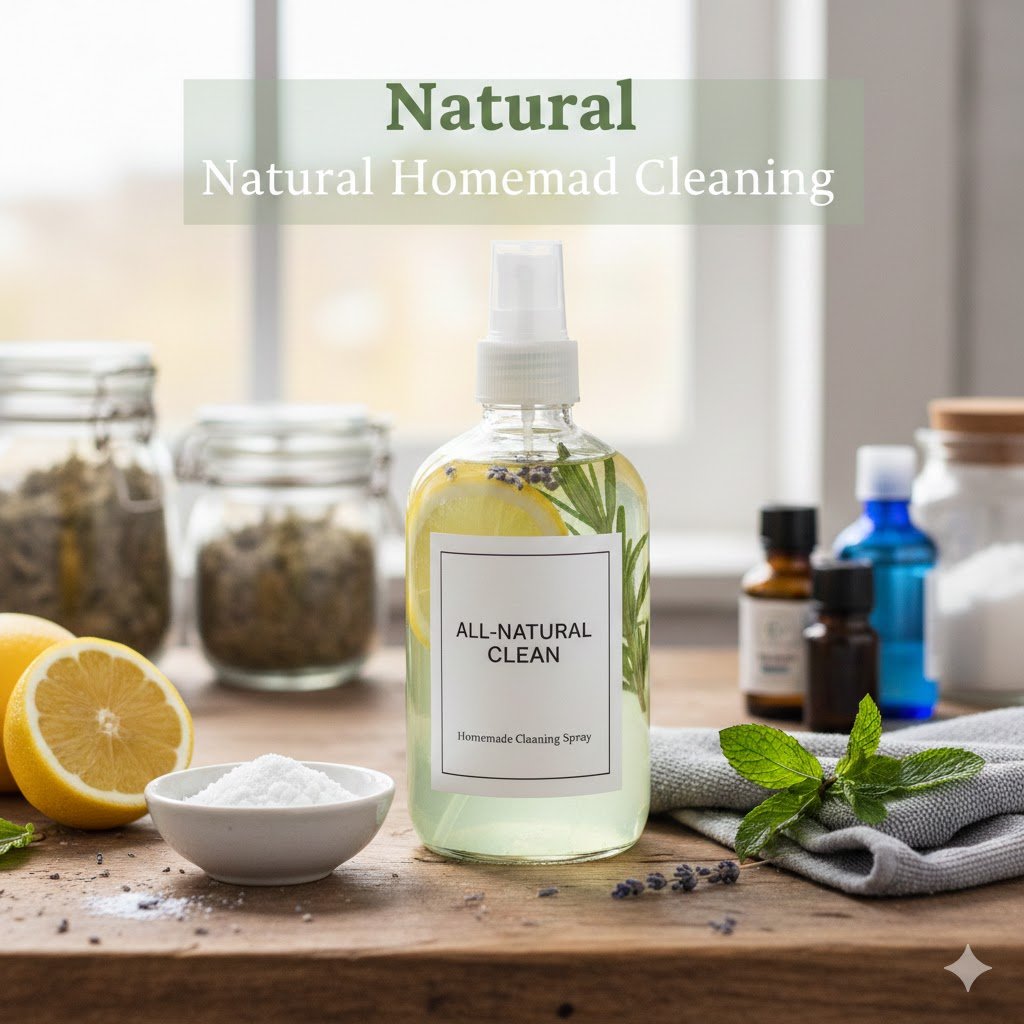 Natural Homemade Cleaning Spray