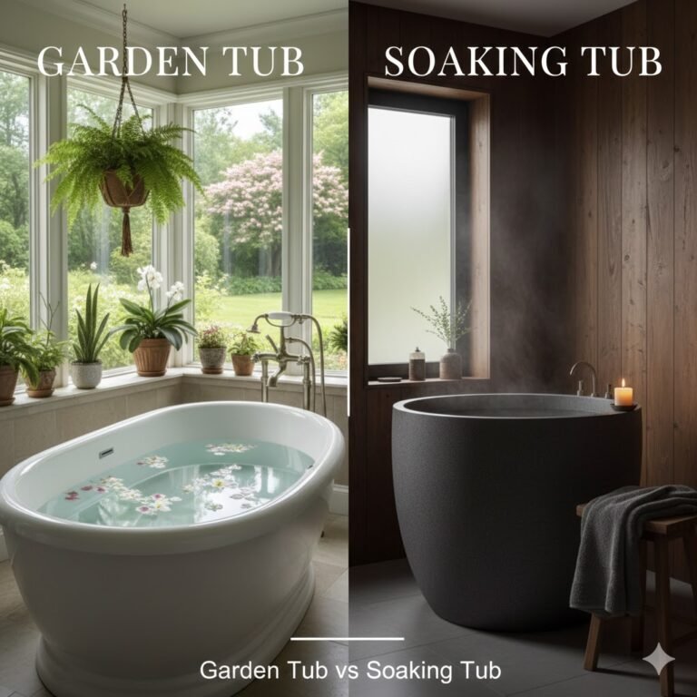 Garden Tub vs Soaking Tub